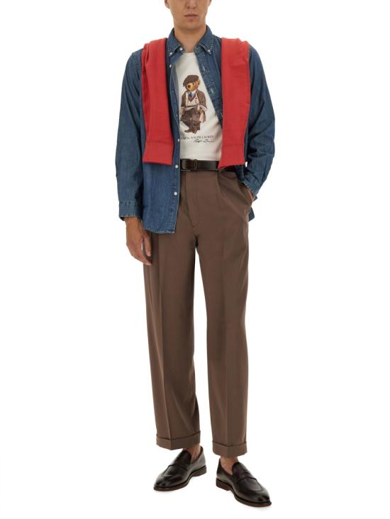 25FW 폴로 랄프로렌 반팔 티셔츠 710P00085 001WHITE - POLO RALPH LAUREN