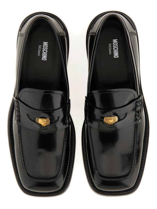 25FW 모스키노 로퍼 MB10423M0N GB0000 BLACK - MOSCHINO