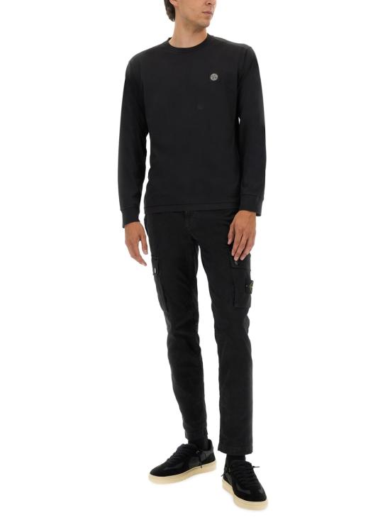 25FW 스톤 아일랜드 반팔 티셔츠 2100028 S0013V0029 BLACK - STONE ISLAND