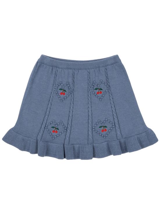 25FW [키즈] 콩제 슬래드 스커트 KS103982K COUNTRYBLUE