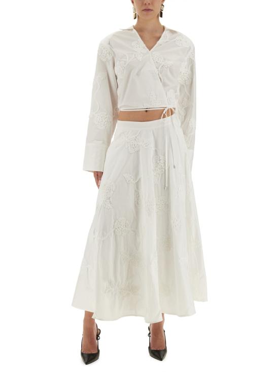 25FW 로테이트 바이 크리스텐슨 탑 114546400 BCR533400 WHITE - ROTATE BY BIRGERCHRISTENSEN