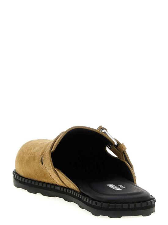 25FW 모스키노 뮬/슬리퍼 MA10152G1NME010B Beige - MOSCHINO