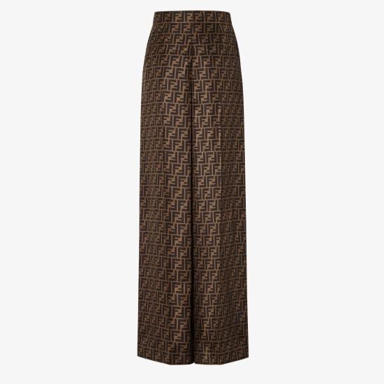 25FW 펜디 스트레이트 팬츠 FR6606 A8G3F118W BROWN - FENDI