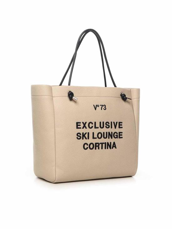 25FW 브이73 토트백 73BS9FG01CORTINAECRU Beige - V73