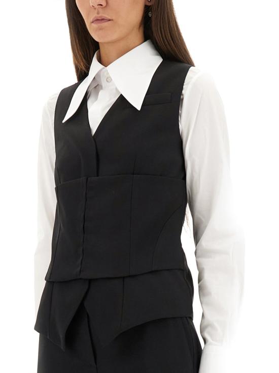 25FW 알렉산더 맥퀸 베스트 849644 QJAAC1000 BLACK - ALEXANDER MCQUEEN