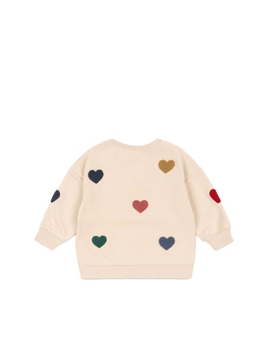 25FW [키즈] 콩제 슬래드 풀오버 KS103871K MULTIHEART BEIGE - KONGES SLOEJD