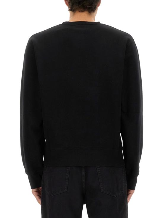 26FW 생로랑 CASSANDRE, 캐산드르 크루넥 스웨트셔츠 820127 Y36SW1000 BLACK - SAINT LAURENT