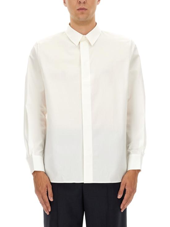 26FW 생로랑 긴팔 셔츠 826821 Y2M039000 WHITE