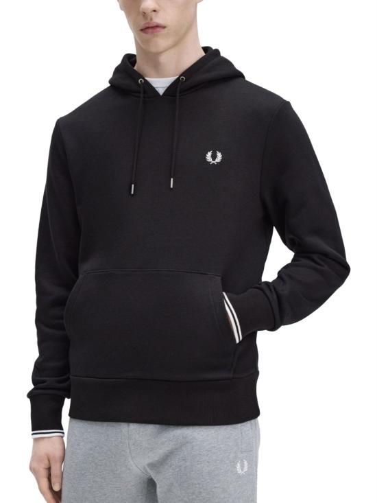 25FW 프레드페리 긴팔 티셔츠 FP M2643 55 102 BLACK - FRED PERRY