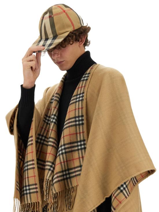26SS 버버리 체크 울 리버시블 케이프 8071673 A7026 BEIGE - BURBERRY