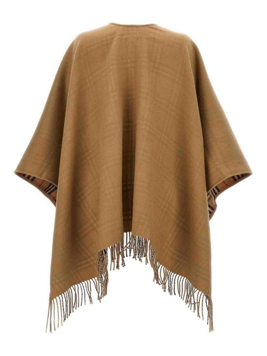 26SS 버버리 체크 울 리버시블 케이프 8071673 A7026 BEIGE - BURBERRY