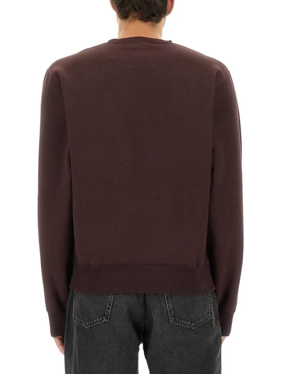 26FW 생로랑 CASSANDRE, 캐산드르 크루넥 스웨트셔츠 820127 Y36SW5053 BORDEAUX - SAINT LAURENT