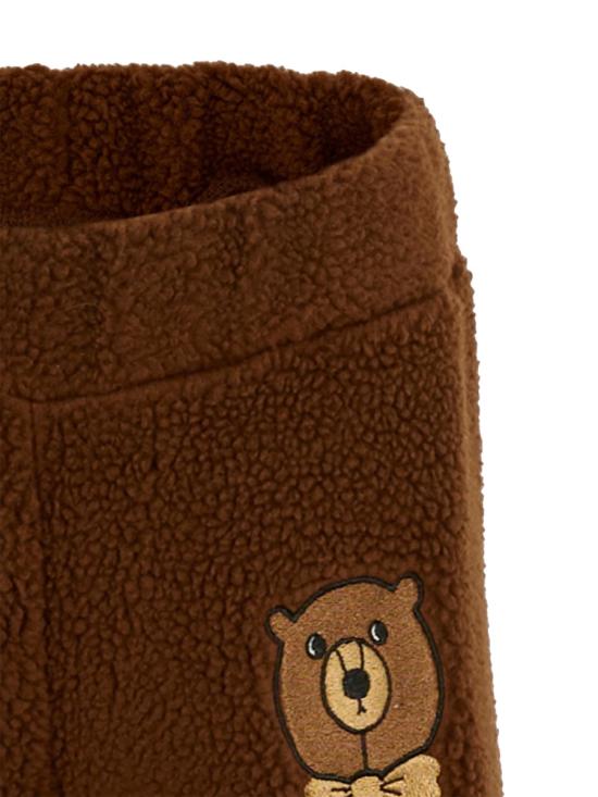 25FW [키즈] 미니로디니 스트레이트 팬츠 25710125K 16 BROWN - MINI RODINI