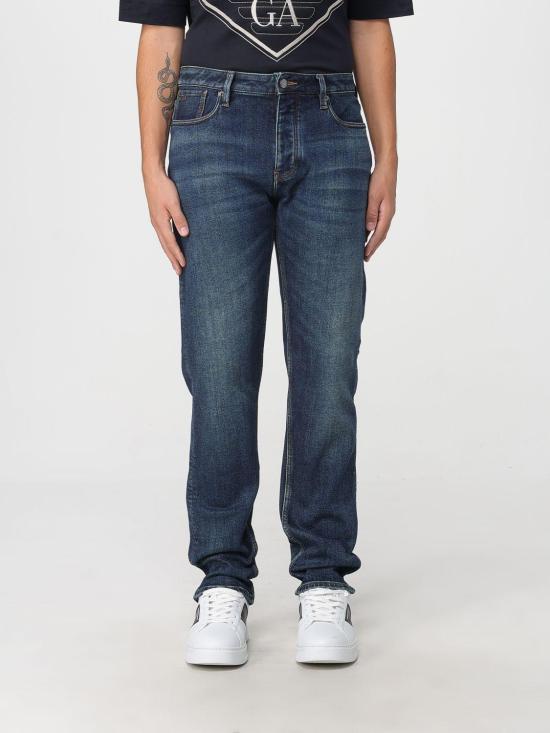 25FW 엠포리오 아르마니 데님 팬츠 EM000121 AF17810 MB001 Light blue denim