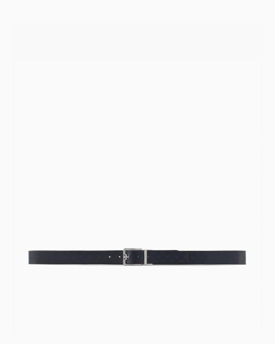 25FW 엠포리오 아르마니 벨트 Y4S502 Y221E 88017 Blue nero - EMPORIO ARMANI