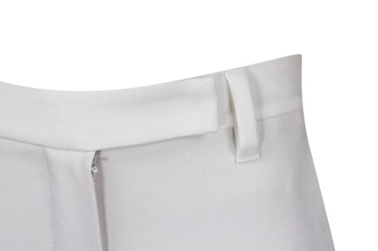 25FW 브루넬로 쿠치넬리 스트레이트 팬츠 MA126P7258 C159 White - BRUNELLO CUCINELLI