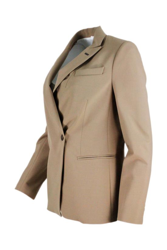 25FW 브루넬로 쿠치넬리 수트 자켓 MA1248759 C7554 Cookie - BRUNELLO CUCINELLI