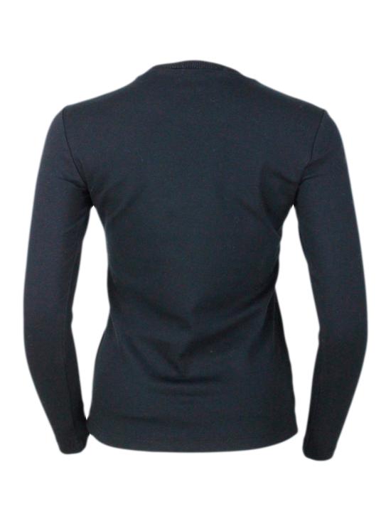 25FW 파비아나 필리피 반팔 티셔츠 JED214F399I963 825 Black - FABIANA FILIPPI