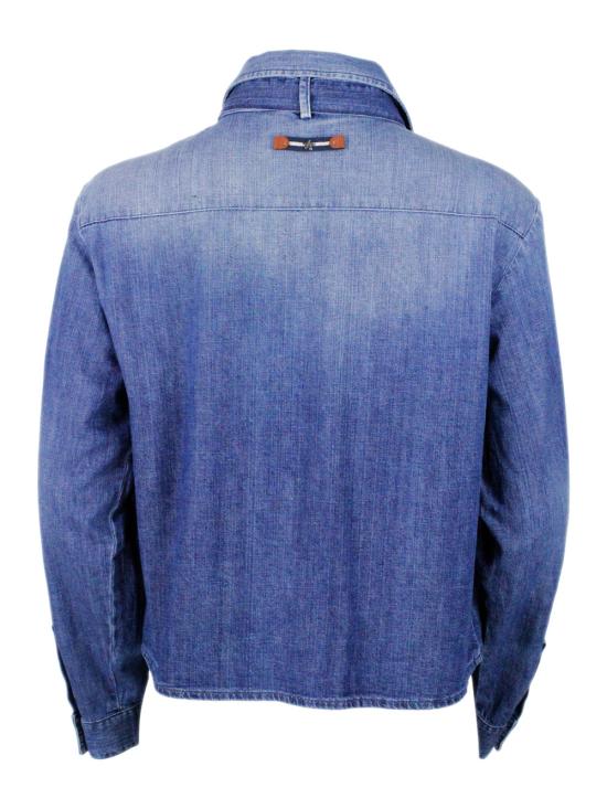 25FW 로레나안토니아찌 셔츠 A2460CA06A 0575 Denim - LORENA ANTONIAZZI