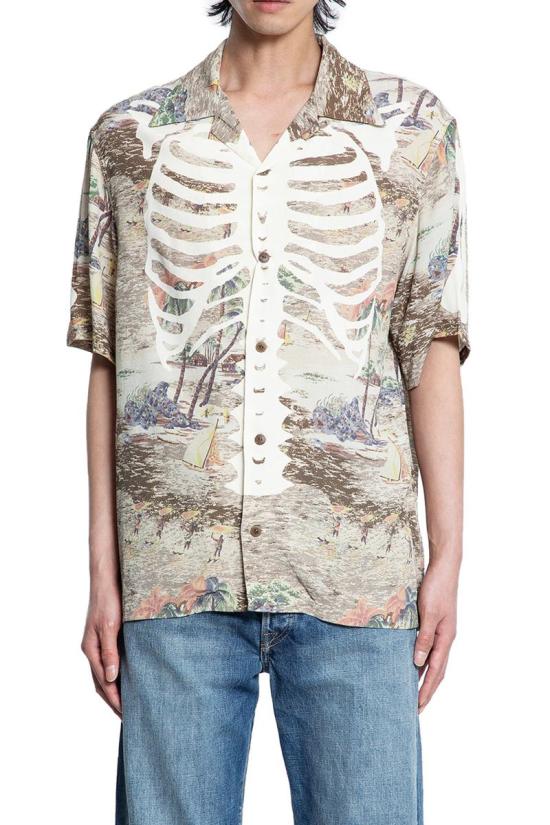 25FW 캐피탈 반팔 셔츠 EK1214SSABROWN DOM