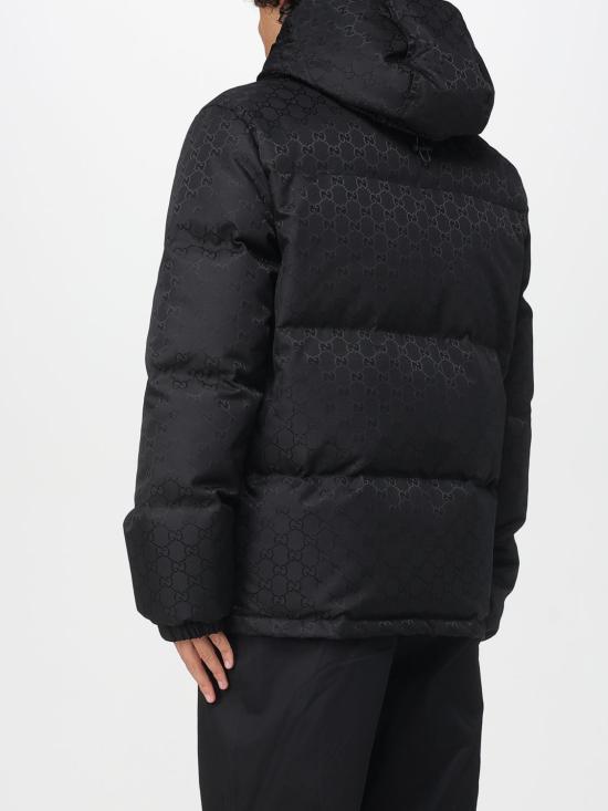 25FW 구찌 나일론 캔버스 다운 자켓 833558Z9ABV1000 BLACK DOM - GUCCI