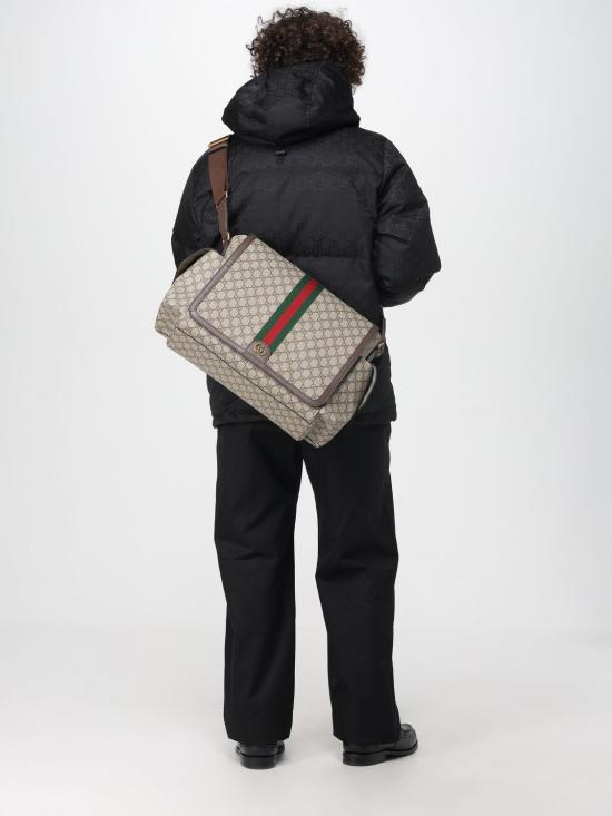 25FW 구찌 나일론 캔버스 다운 자켓 833558Z9ABV1000 BLACK DOM - GUCCI