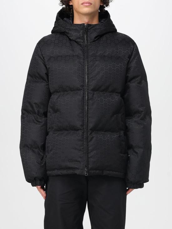 25FW 구찌 나일론 캔버스 다운 자켓 833558Z9ABV1000 BLACK DOM