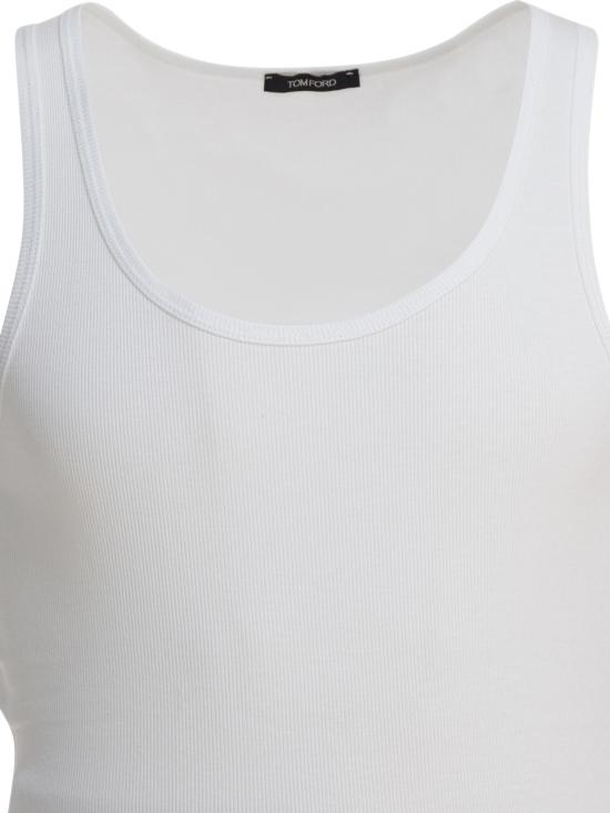 26SS 톰포드 민소매 티셔츠 T4D101210100 White - TOMFORD