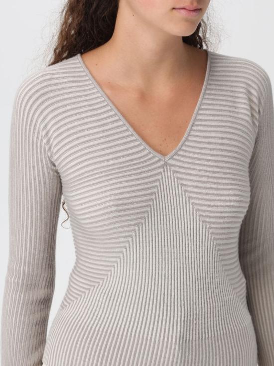 25FW 엠포리오 아르마니 스웨터 EW002744 AF20460 F8045 Grey - EMPORIO ARMANI