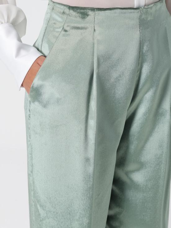 25FW 알베르타 페레티 스트레이트 팬츠 03096645 0375 Green - ALBERTA FERRETTI