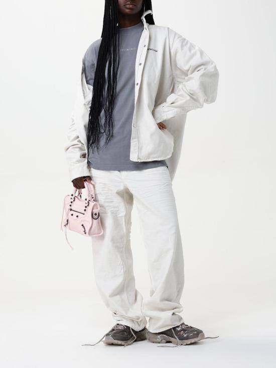 25SS 발렌시아가 데님 팬츠 786468TJW94 9000 White - BALENCIAGA