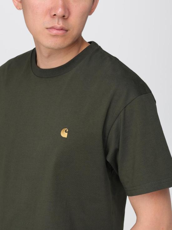 25FW 칼하트 WIP 반팔 티셔츠 I026391 3CBXX Olive - CARHARTT WIP