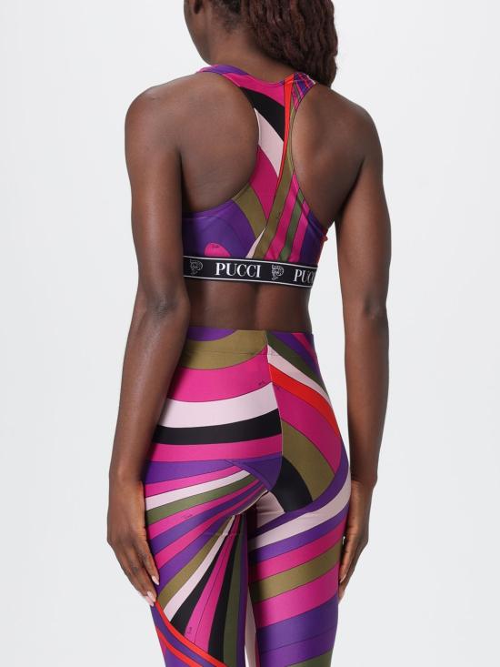 25FW 푸찌 트레이닝 티셔츠 5UTP56 011 Violet - PUCCI