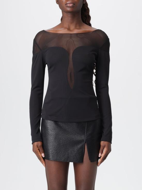 25FW 하니타 긴팔 티셔츠 H M3091 4461 NERO Black