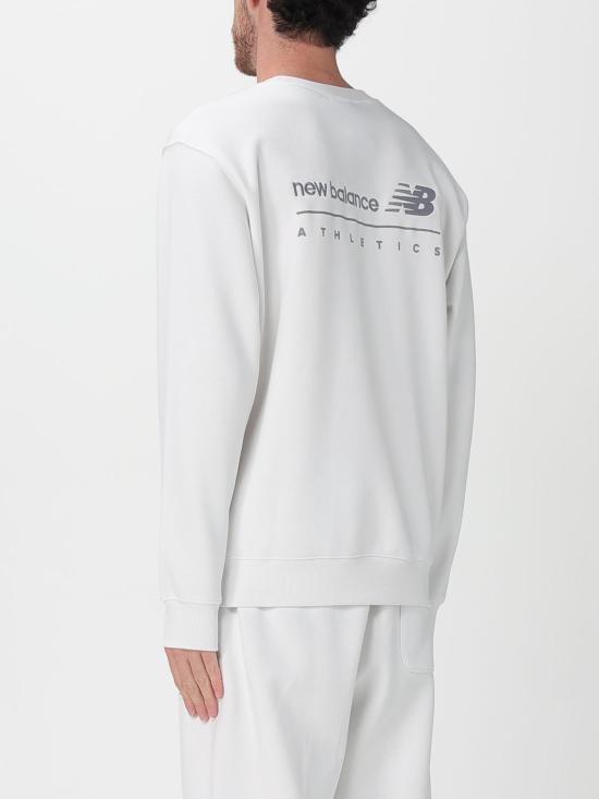 25FW 뉴발란스 긴팔 티셔츠 MT53529RFN White - NEW BALANCE