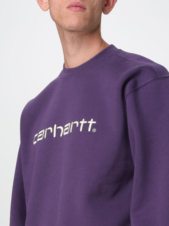 25FW 칼하트 WIP 긴팔 티셔츠 I030546 38IXX Violet - CARHARTT WIP