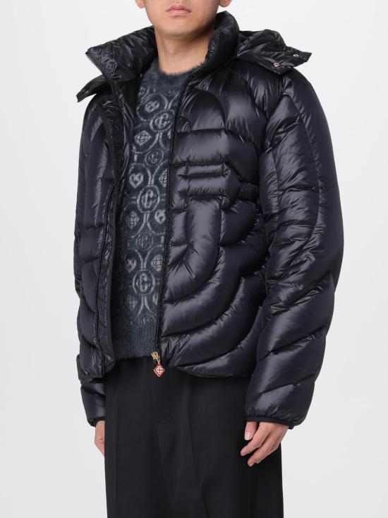 25FW 카사블랑카 자켓 MAW25OT140 01 Black - CASABLANCA