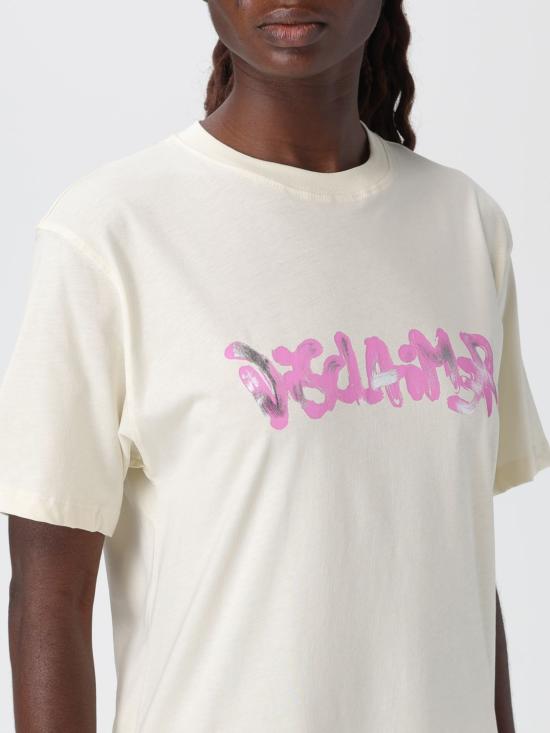 25FW 디스클레이머 반팔 티셔츠 55169 LATTE Milk - DISCLAIMER