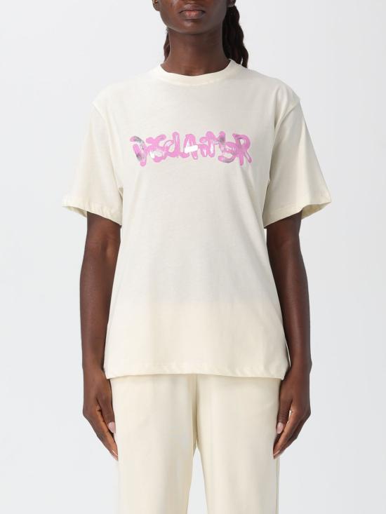 25FW 디스클레이머 반팔 티셔츠 55169 LATTE Milk