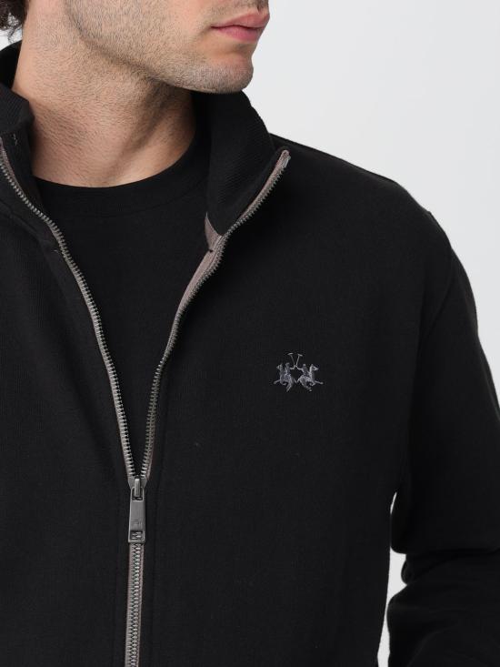 25FW 라 마티나 긴팔 티셔츠 MBF004FP564 09999 Black - LA MARTINA