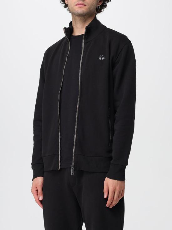 25FW 라 마티나 긴팔 티셔츠 MBF004FP564 09999 Black - LA MARTINA