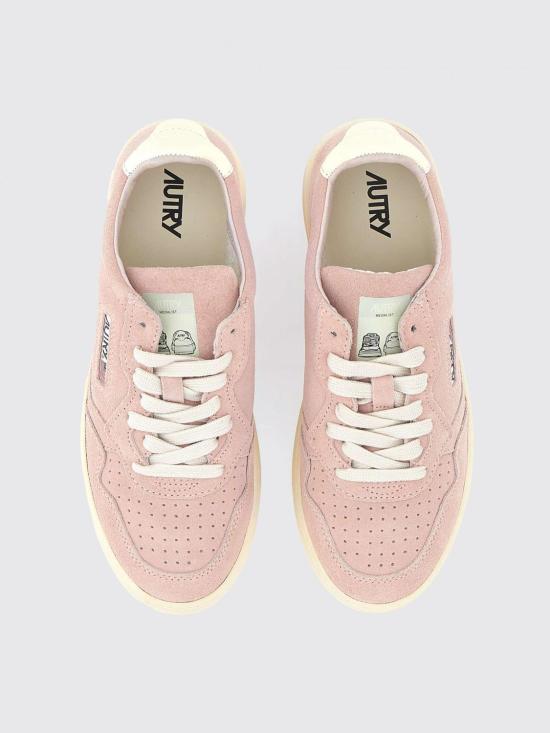 25FW 오트리 메달리스트 로우 스니커즈 AULW UH03 Pink - AUTRY
