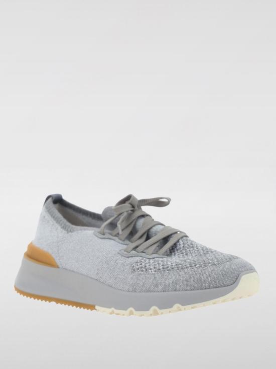 25FW 브루넬로 쿠치넬리 스니커즈 MZUKISO250 CJN33 Grey - BRUNELLO CUCINELLI
