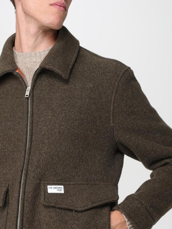 25FW 페이 자켓 MAM12511610XQZ V602 Green - FAY