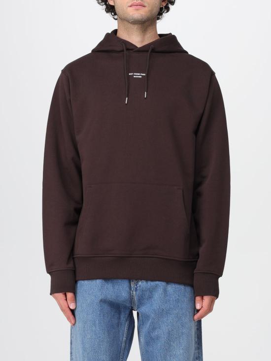 25FW 드롤드무슈 긴팔 티셔츠 HO161CO127 DBN Brown