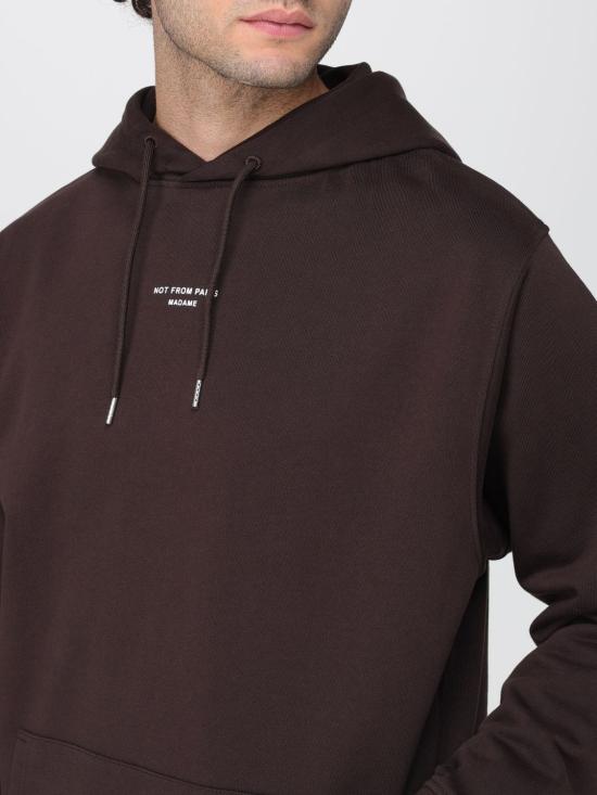 25FW 드롤드무슈 긴팔 티셔츠 HO161CO127 DBN Brown - DROLE DE MONSIEUR