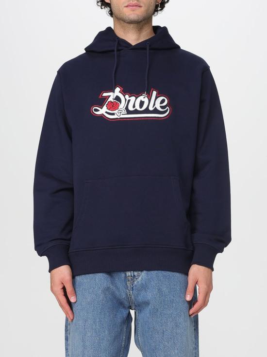 25FW 드롤드무슈 긴팔 티셔츠 HO189CO127 NY Blue