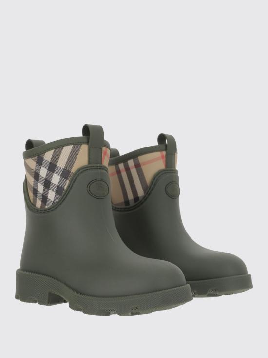 25FW 버버리 마쉬 스탬프 로우 부츠 8111711 Green - BURBERRY