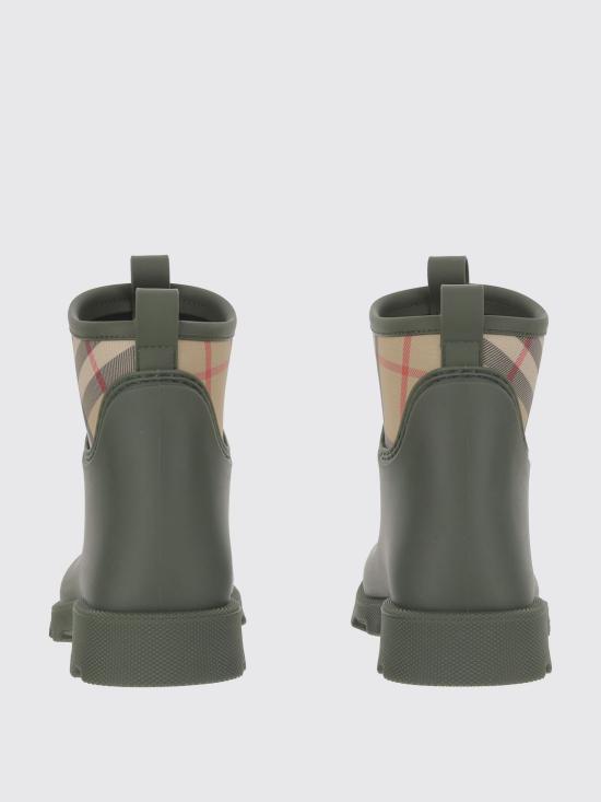25FW 버버리 마쉬 스탬프 로우 부츠 8111711 Green - BURBERRY