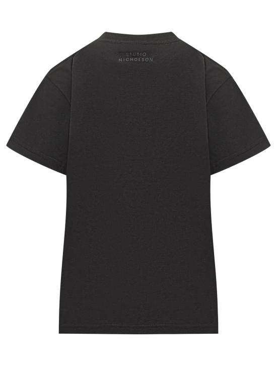 25FW 스튜디오 니콜슨 반팔 티셔츠 MARINESNW BLACK - STUDIO NICHOLSON